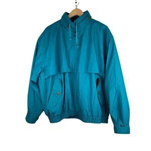 Vintage London Fog Size L Teal 80's Removable Thinsulate Liner Jacket